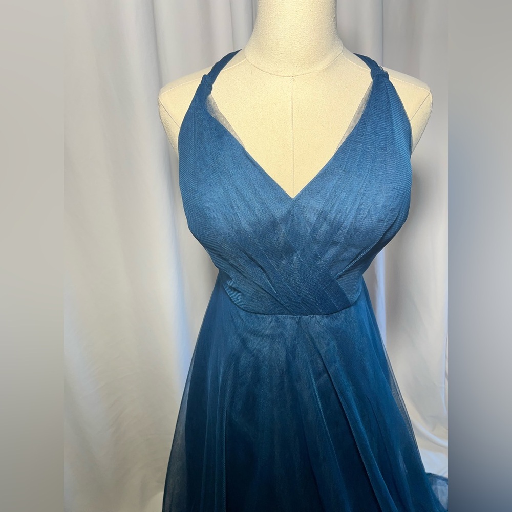 Anthropologie Hitherto Zaria Saphire Dress | 6 - Picture 10 of 16